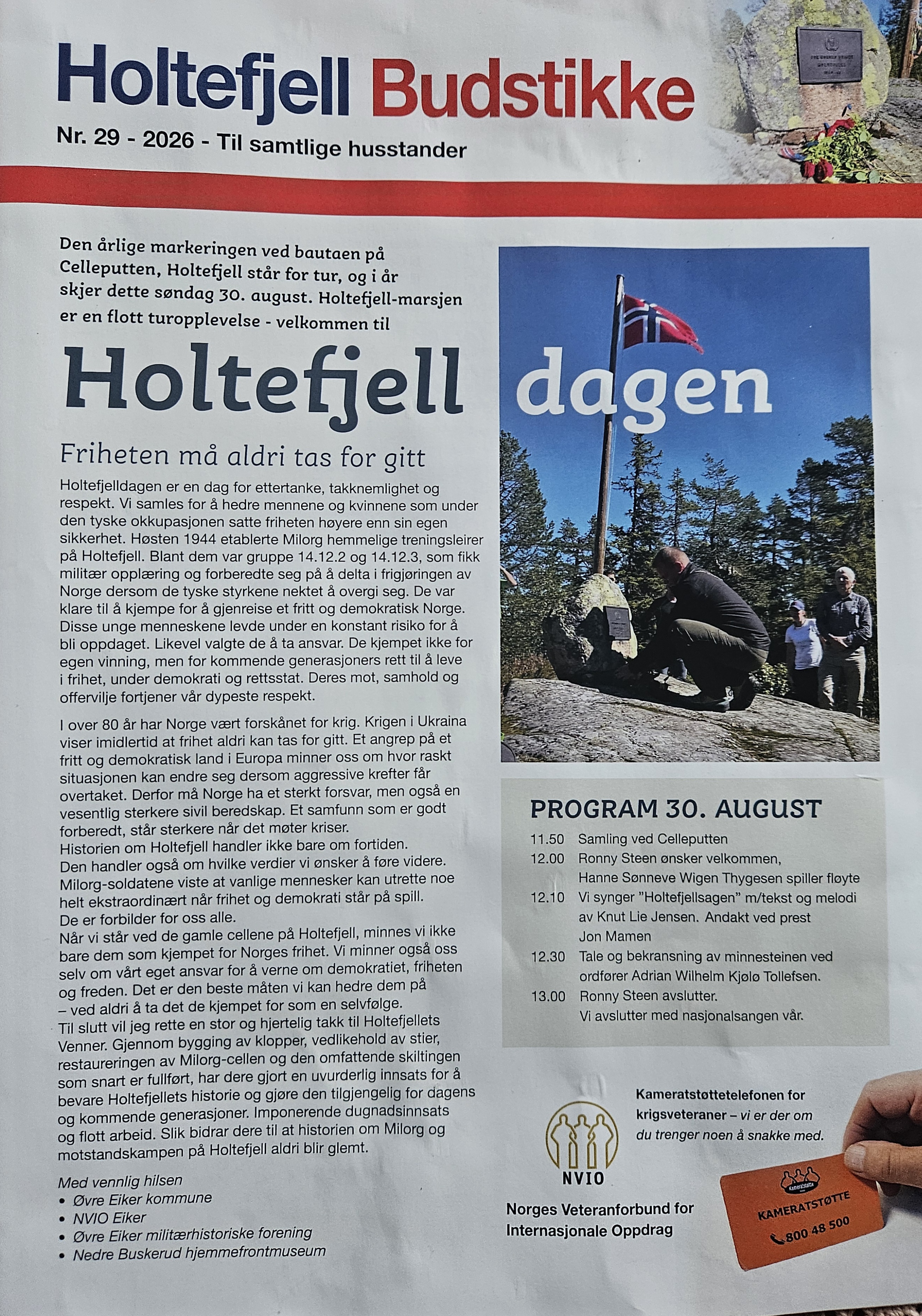 Artikkelbilde til artikkelen Holtefjelldagen 2026